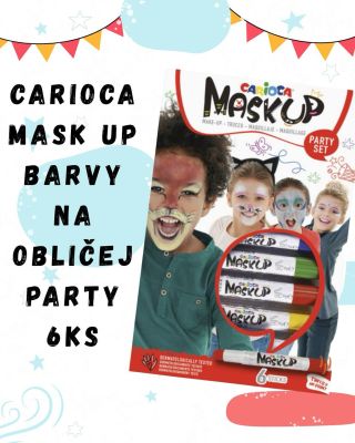 https://www.artgalaxy.cz/carioca-mask-up-barvy-na-oblicej-party-6ks/ Proměňte každou party v kouzelnou show! 🌈 S barvami...